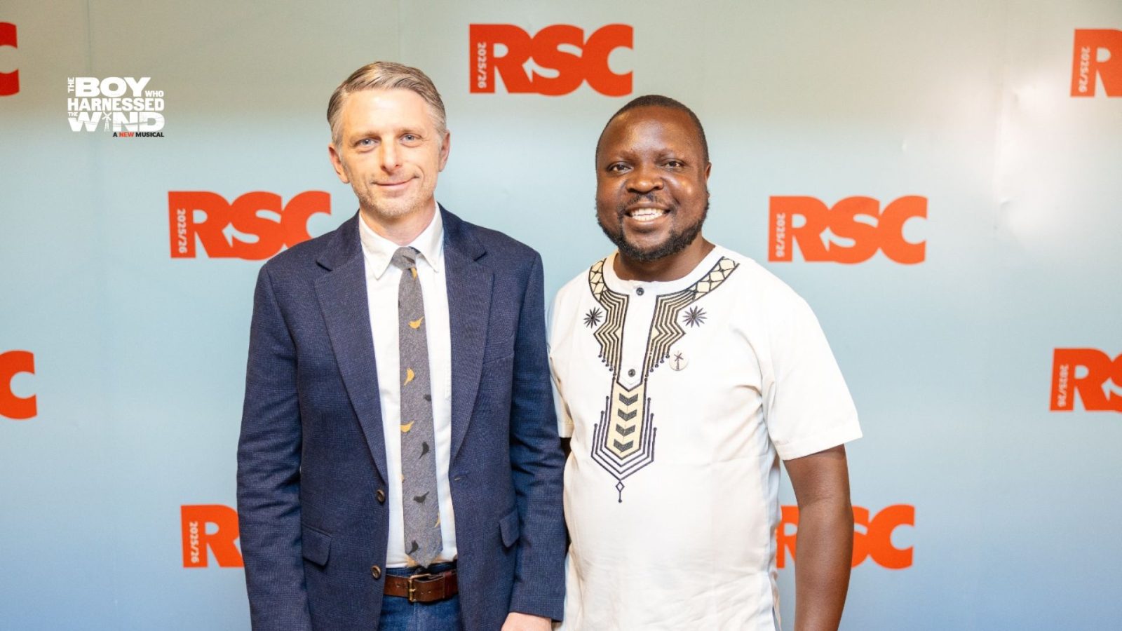 Bryan Mealer and William Kamkwamba at the RSC
